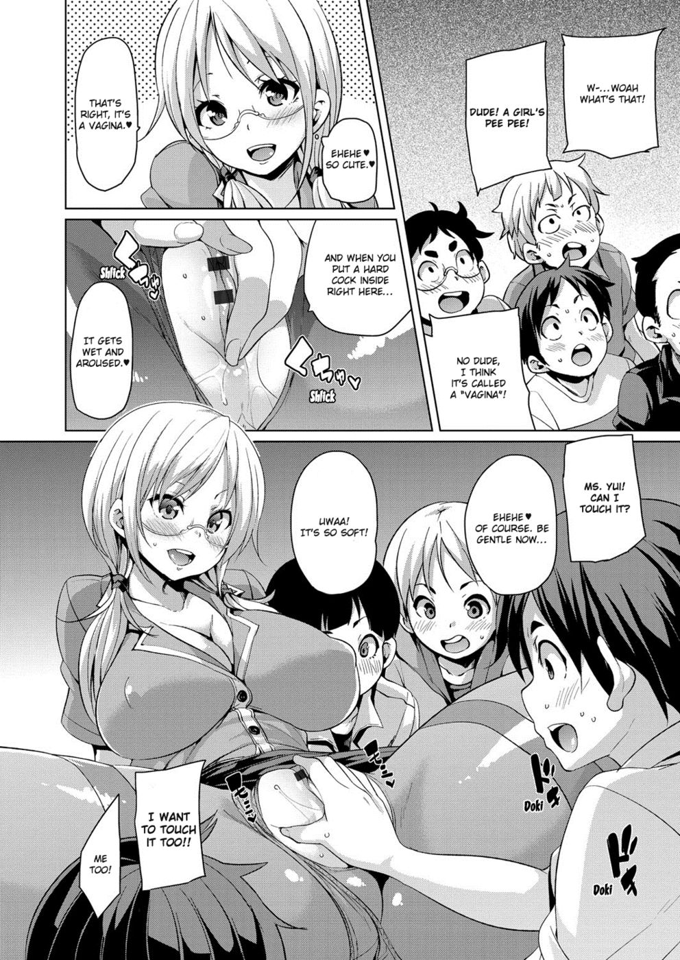 Hentai Manga Comic-Ms. Yui's Sexual School Activities-Read-12